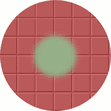 Center mark in spin coating film