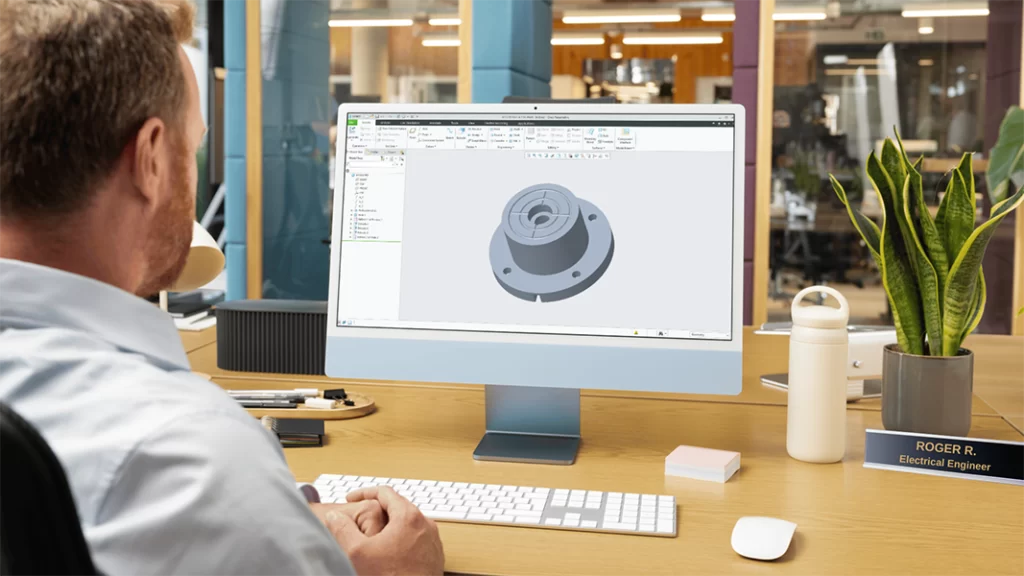 A photograph of Cost Effective Equipment's engineering team designing custom process solutions.