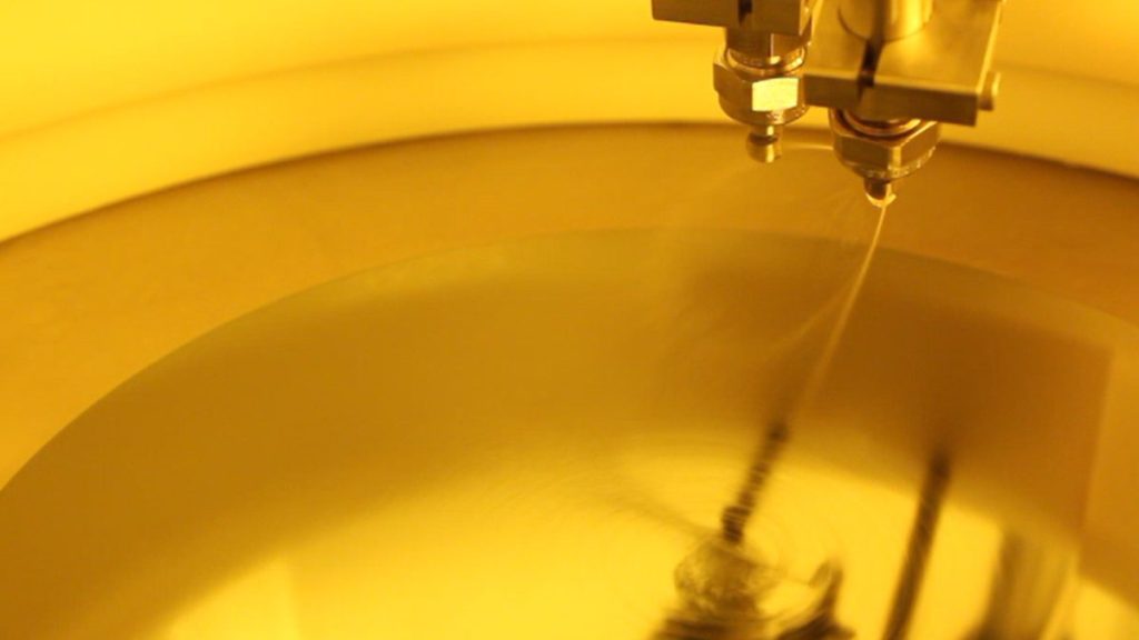 Processing a substrate with the Cee® Apogee® Developer.