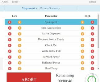 A photograph of the Cee® Apogee® Custom Megasonic Cleaner