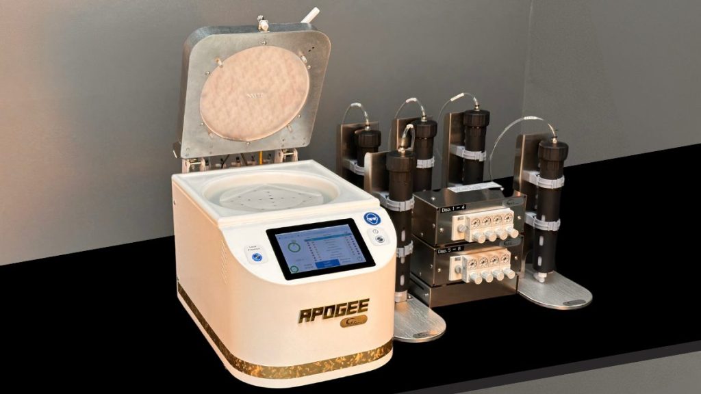 A photograph of the Cee® Apogee® UV Cure Custom Spin Coater