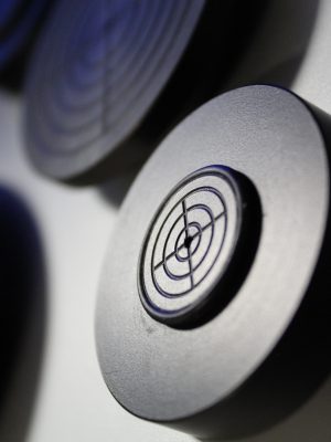 A photograph of Cee® spin chucks: expertly matched to your semiconductor substrates.